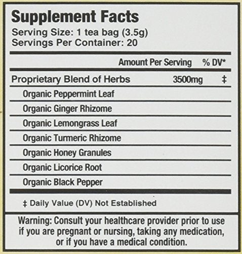 Organic Mate Factor Herbal Blend – Ginger Turmeric with Black Pepper