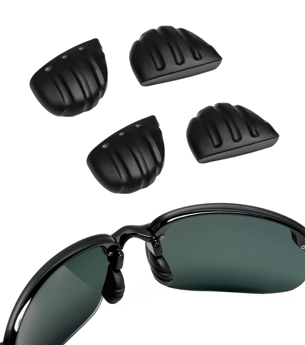 Two pairs of replacement nose pads for Maui Jim Kanaha MJ409 sunglasses