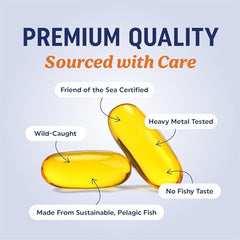 180-count MAV Nutrition omega-3 fish oil bottle label