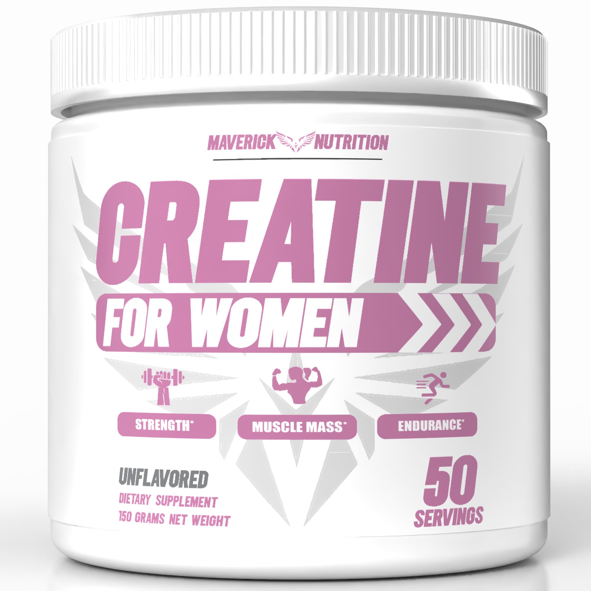Maverick Nutrition Creatine for Women bottle label