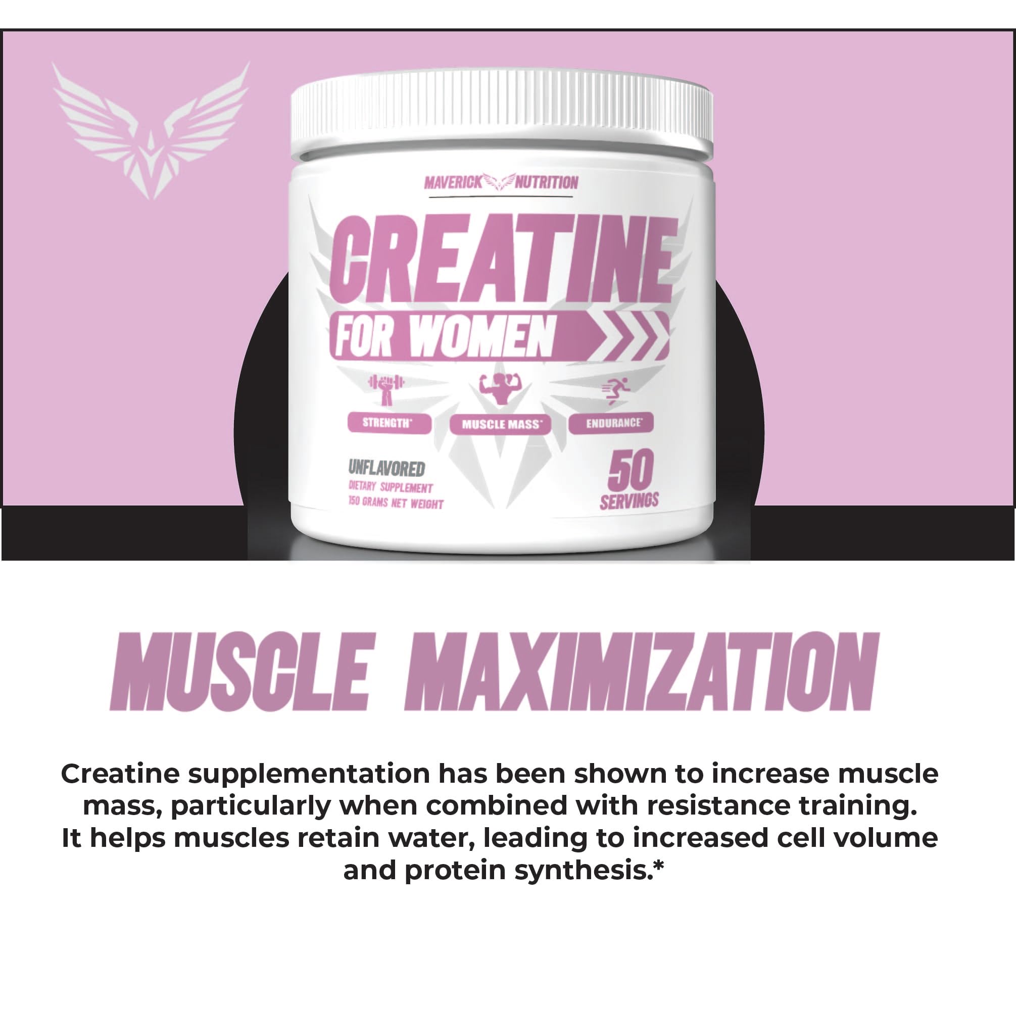 Product packaging highlighting 50 servings