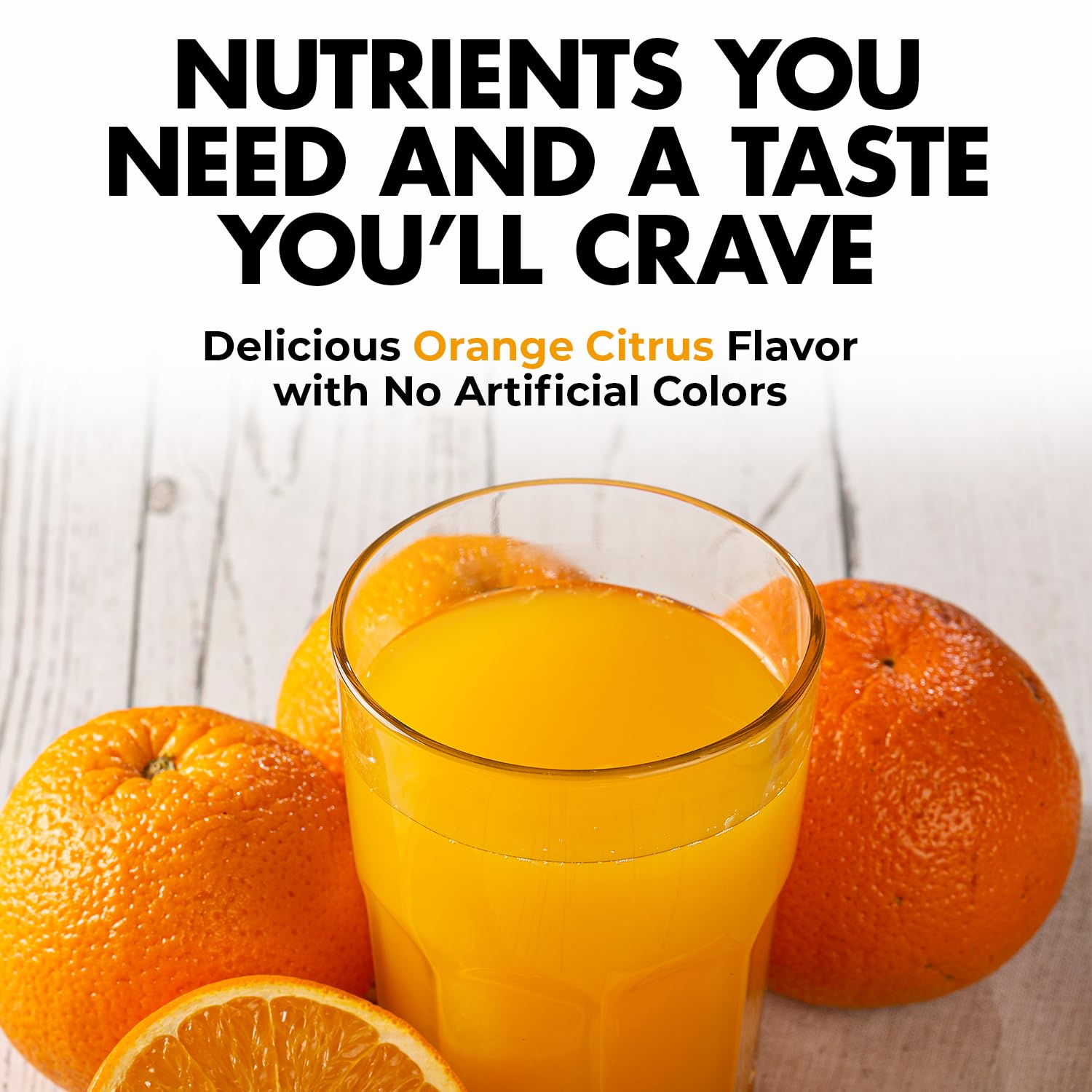 Max Muscle Arm Plus+ fresh-fruit-flavor conveys enjoyable recovery taste