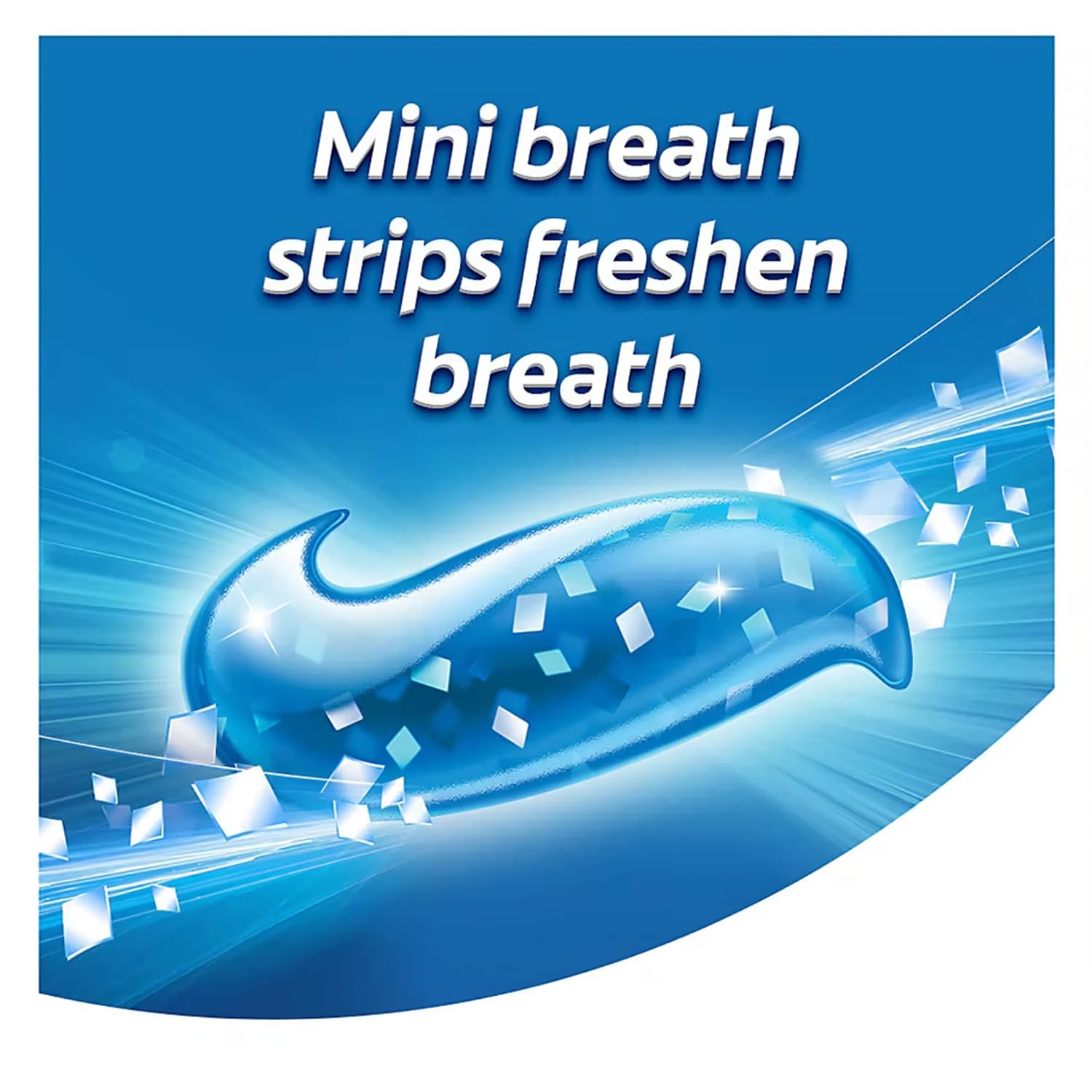 Label highlighting whitening and fluoride cavity protection.