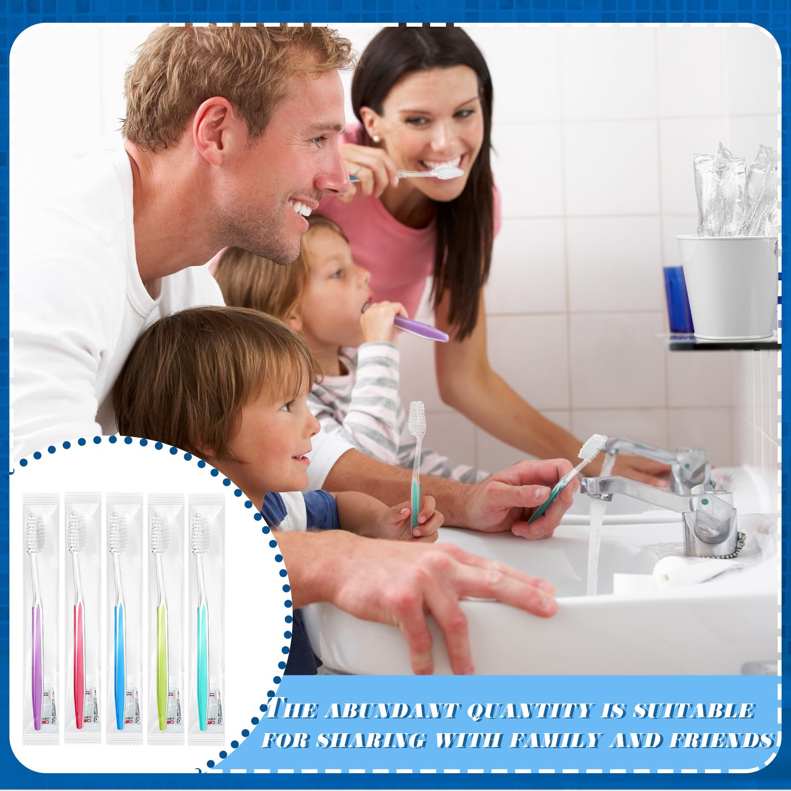 Travel-friendly disposable toothbrushes in compact travel set