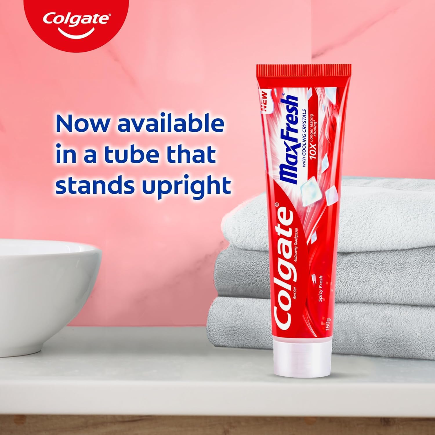Back view of MaxFresh toothpaste twin-pack packaging