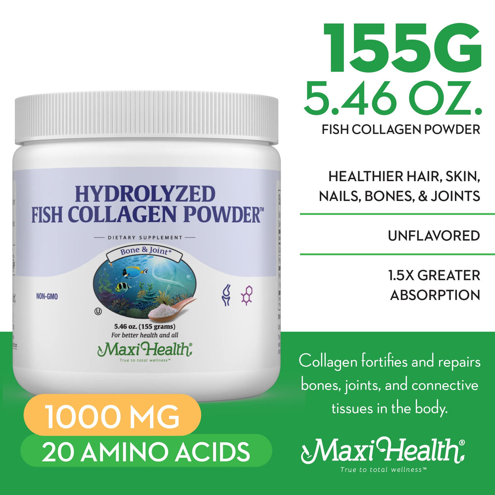 Ingredients and nutrition information for marine collagen peptides powder