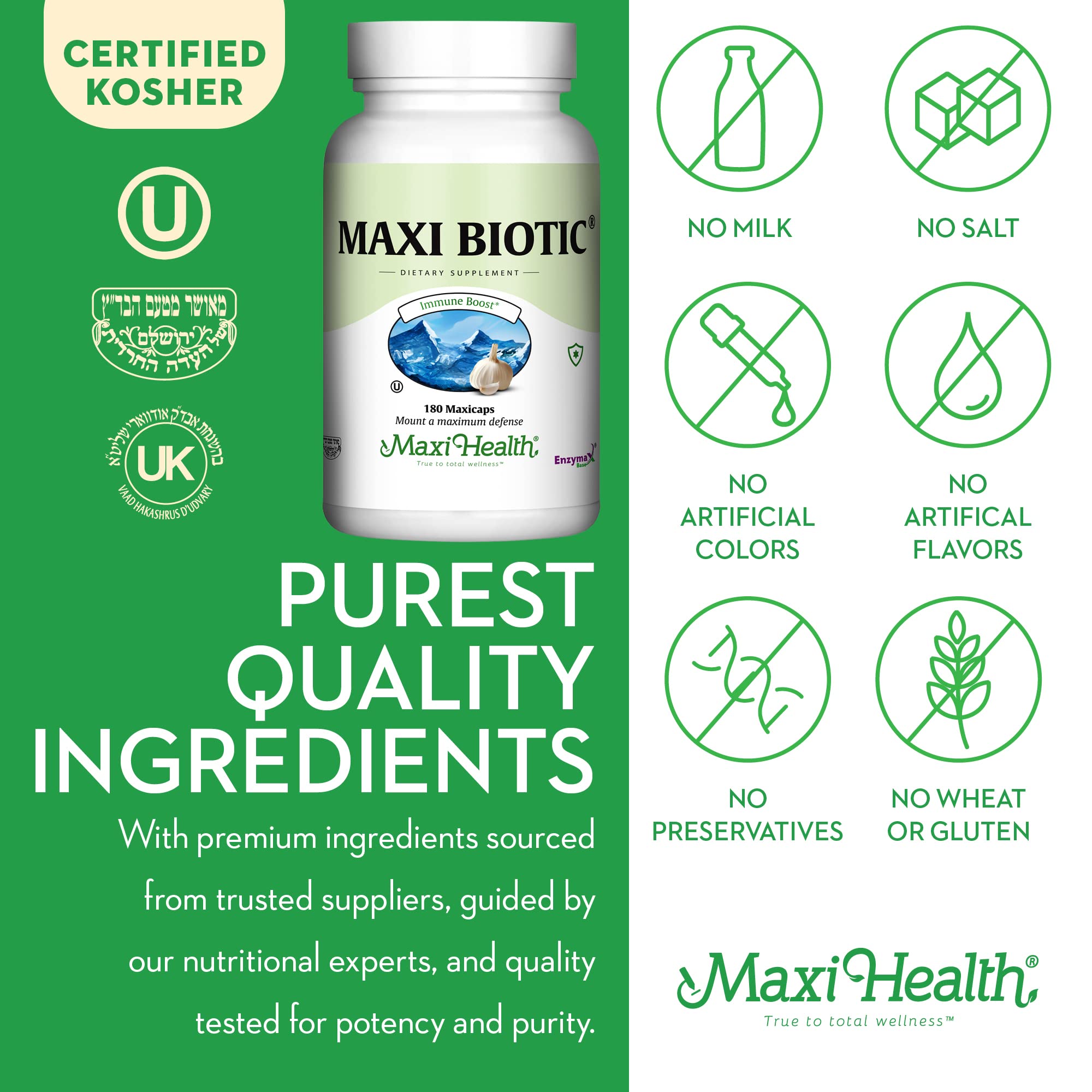 Detox nutrients and antioxidants with Enzymax digestive enzyme blend