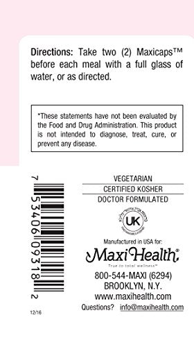 Maxi Health producto en cocina con botella de agua, ideal para rutina diaria saludable