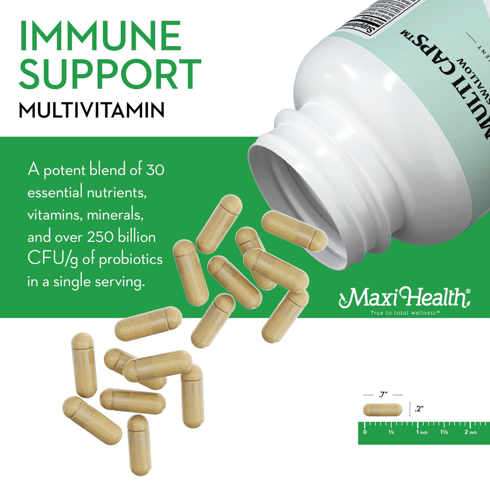 Close-up of probiotic and enzyme blend on label