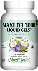 Maxi Health Vitamin D3 3000IU bottle with label