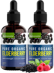 MaxImmunity Organic Elderberry Syrup 2-pack hero image