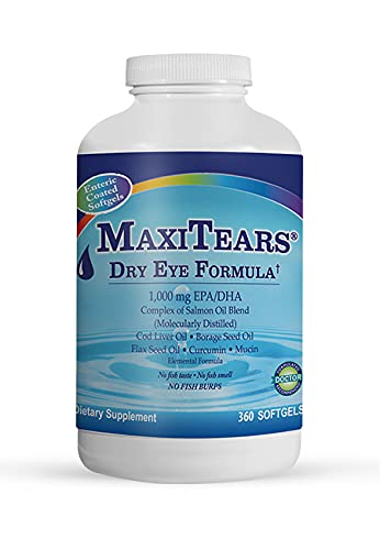 MaxiTears Dry Eye Formula bottle front view