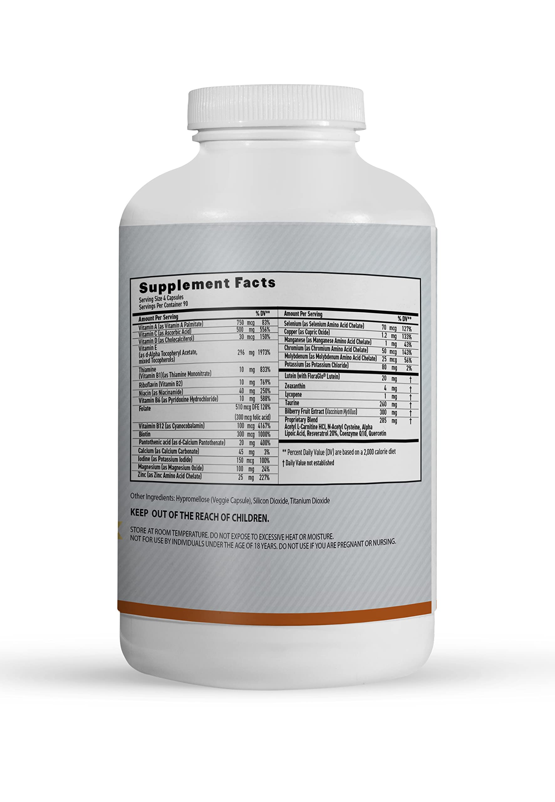 Bottle showing 360 capsules count