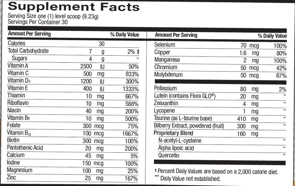 MaxiVision MedOp lutein and zeaxanthin for macular pigment support
