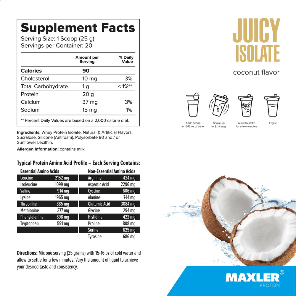 Maxler Juicy Isolate USA-made production scene confirms quality.