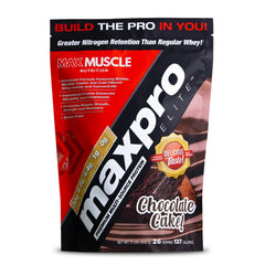 Maxpro Elite 2lb protein powder front label