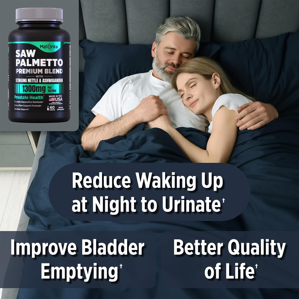 MaxVita Prostate Premium bottle - back label