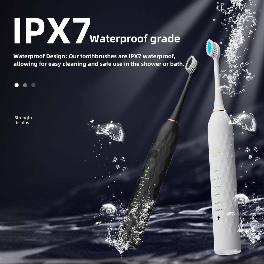 IPX7 waterproof design for bathroom use