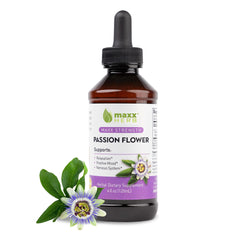 Maxx Herb Passion Flower Extract 4 oz bottle – front view