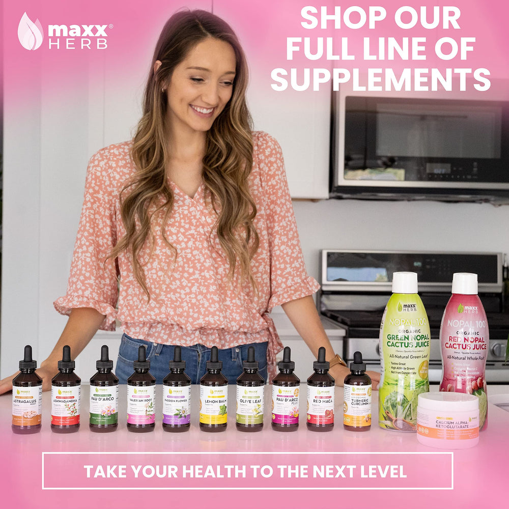 Maxx Herb Valerian product indicating Made in USA facility