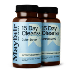 Mayfair Naturals 15 Day Cleanse Colon Detox 2-pack bottle