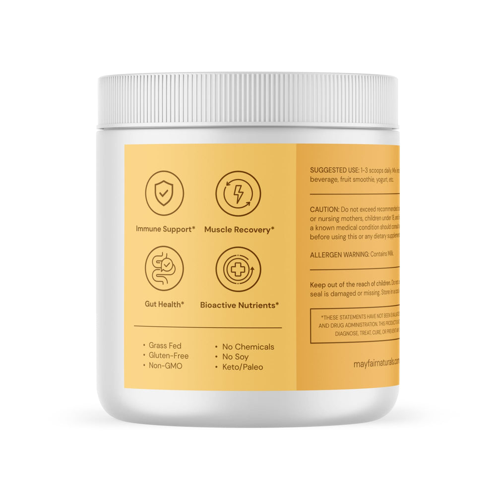 Goat milk colostrum powder promoting gut health