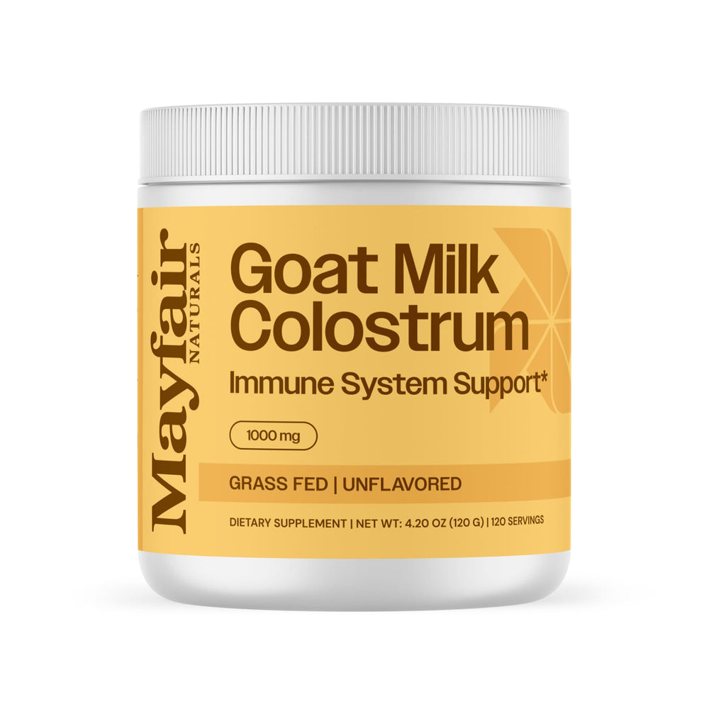 Mayfair Naturals Goat Milk Colostrum Powder 120g front view