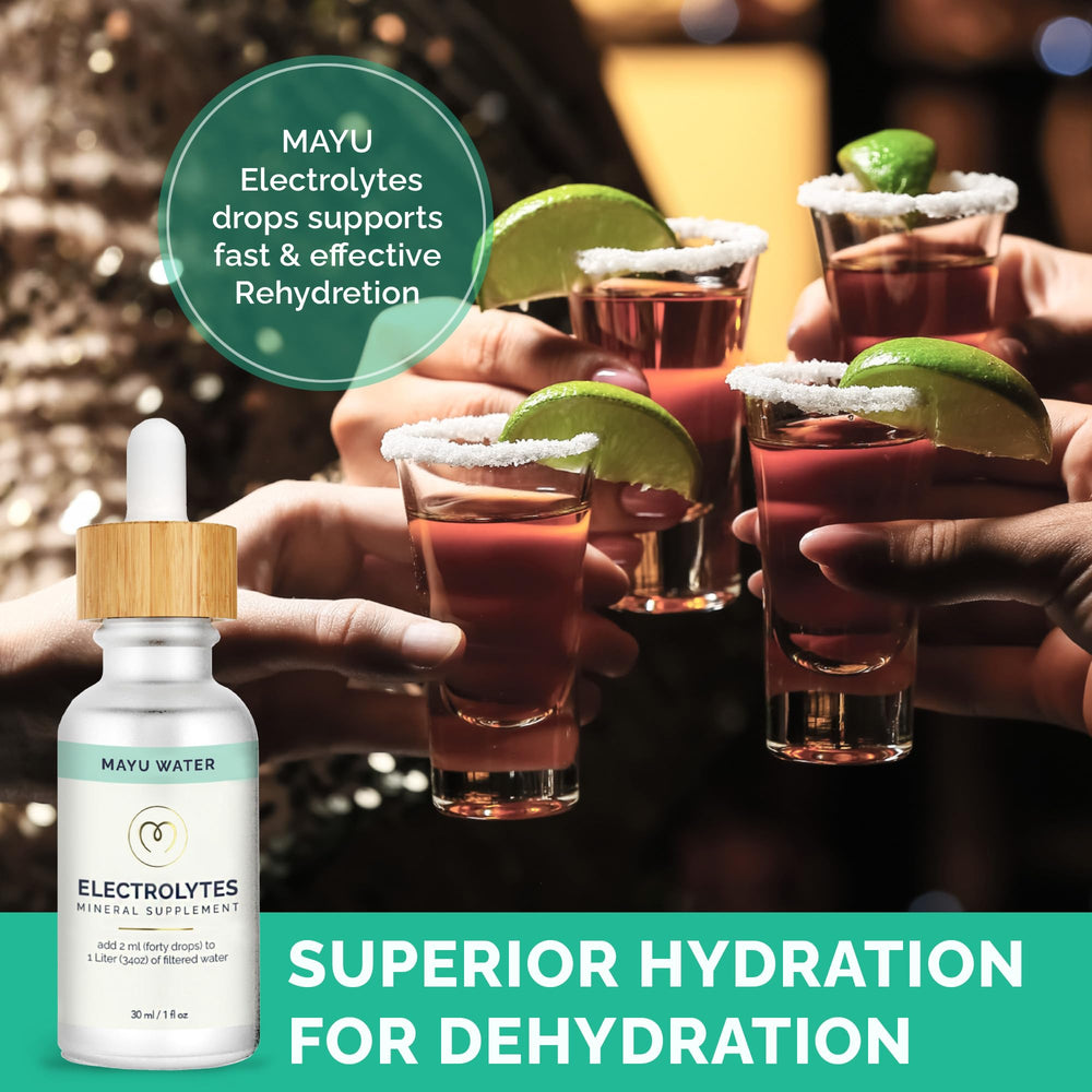 MAYU ingredients label highlighting minerals like magnesium and potassium.