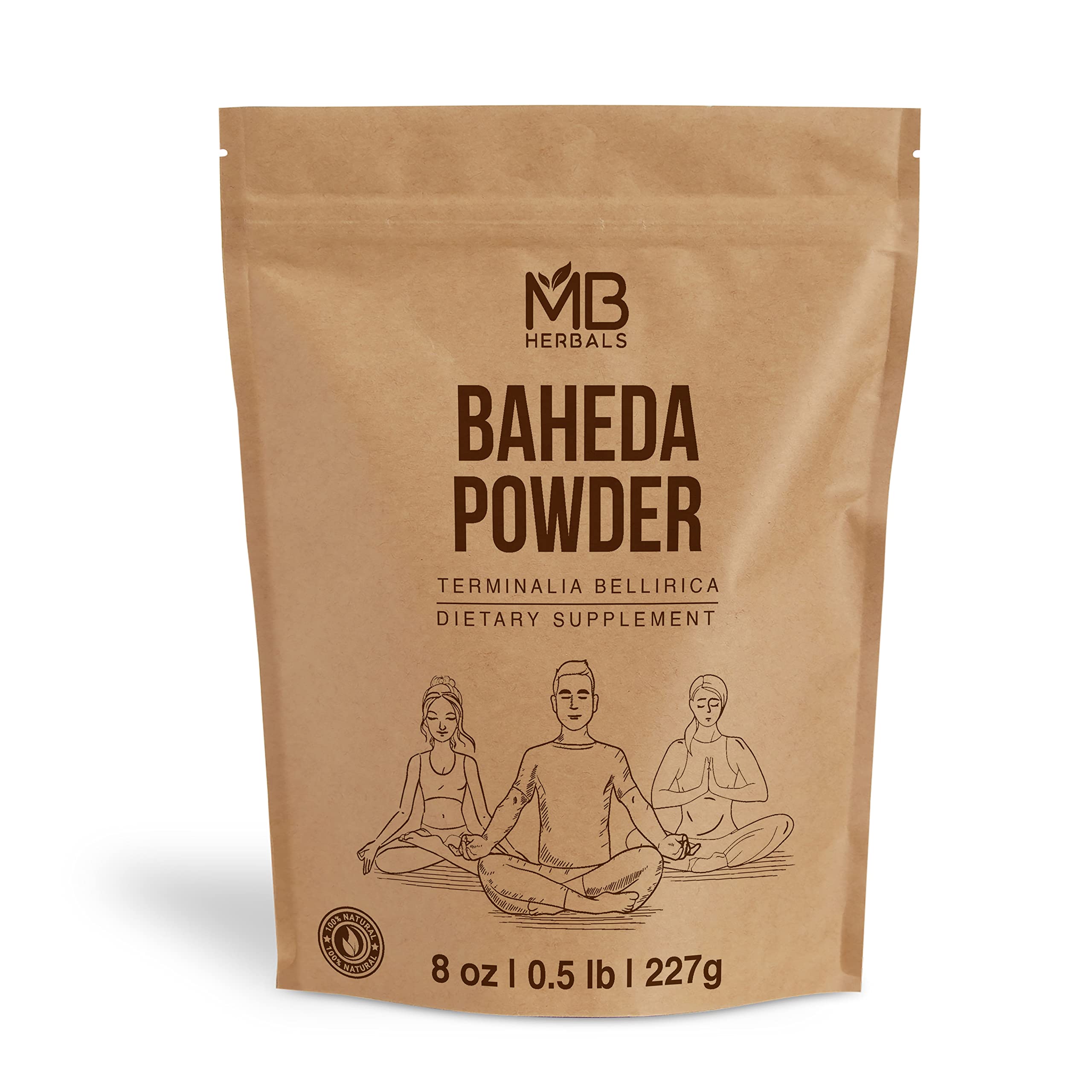 MB Herbals Baheda Powder 227g - front view