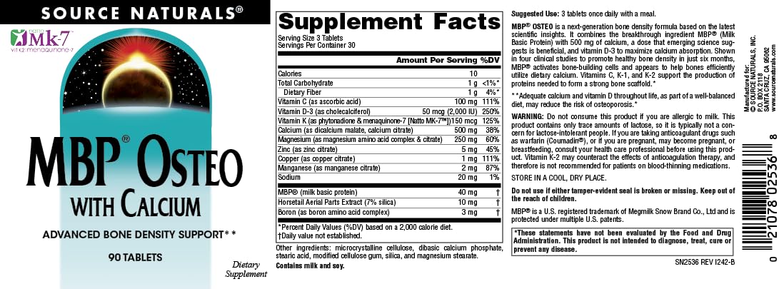 Graphic illustrating calcium absorption and bone density support.