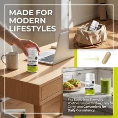 MCArthur Enerra capsule close-up highlighting texture and capsule size for simple swallowing