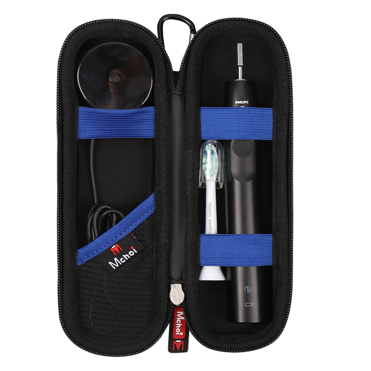 Mchoi travel case for Philips Sonicare 4100/5100/1100/6100/5300 – front view