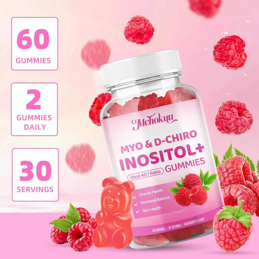 60-count bottle packaging of Mchokuu gummies