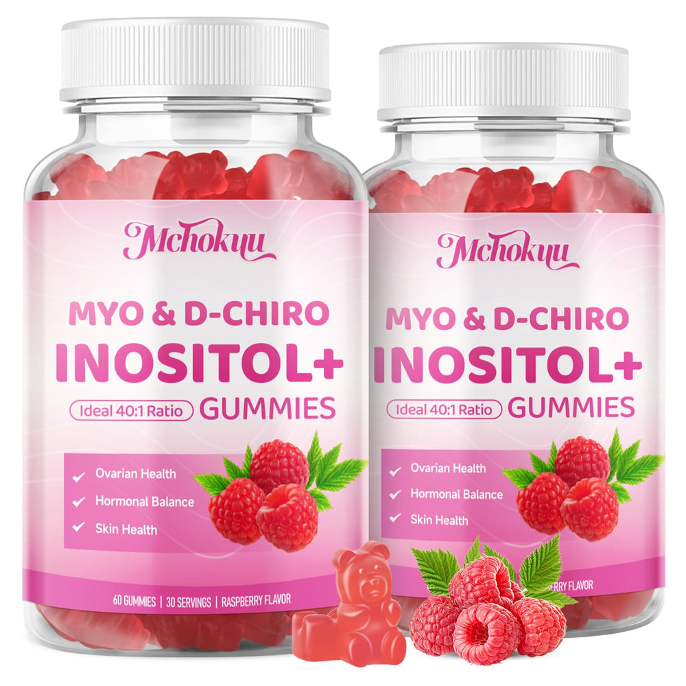 Illustration of women's health with inositol gummies