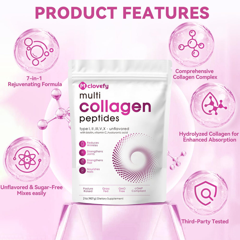 Product packaging showing a 2 lb container