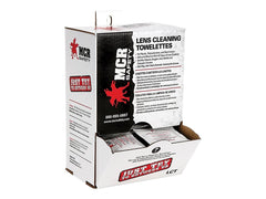 Box of 100 MCR Crews LCT Premoistened Lens Cleaning Towelettes