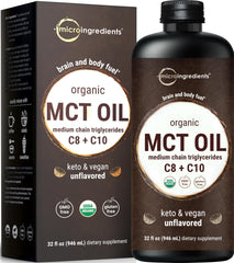 Organic MCT Oil 32 oz bottle