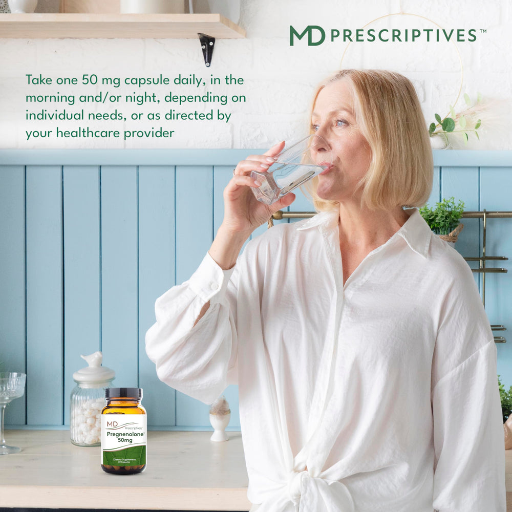 Non-GMO vegan formula label for MD Prescriptives Pregnenolone