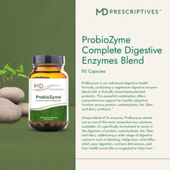 Digestive enzymes and probiotic blend concept artwork
