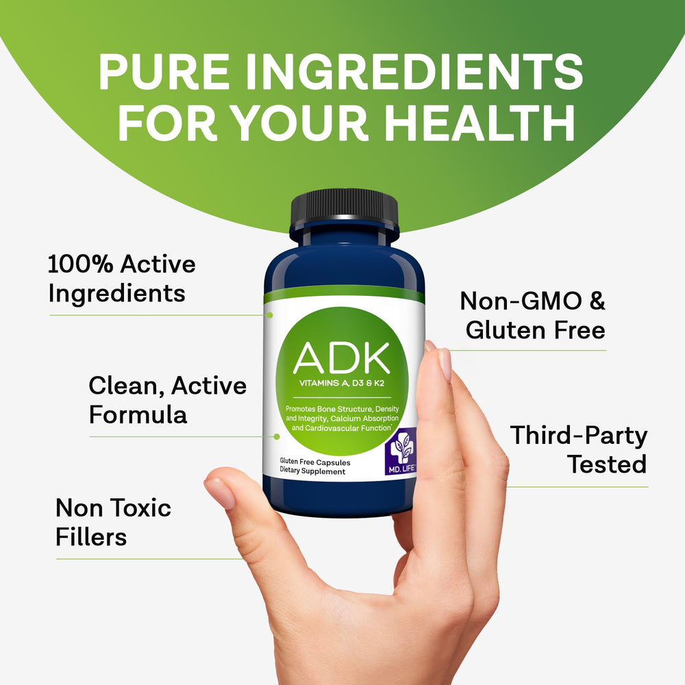 Made in USA in an FDA-registered facility for MD.LIFE ADK