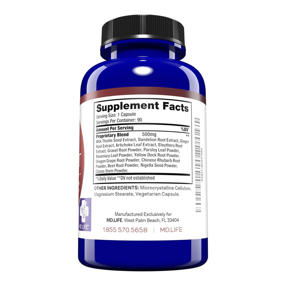 Proteolytic enzymes capsules from MD.LIFE Liver Support