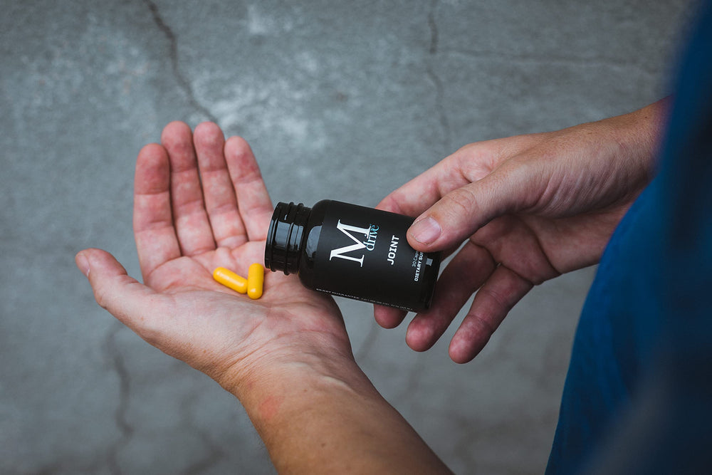 30-count bottle and product branding of Mdrive Joint Support for Men