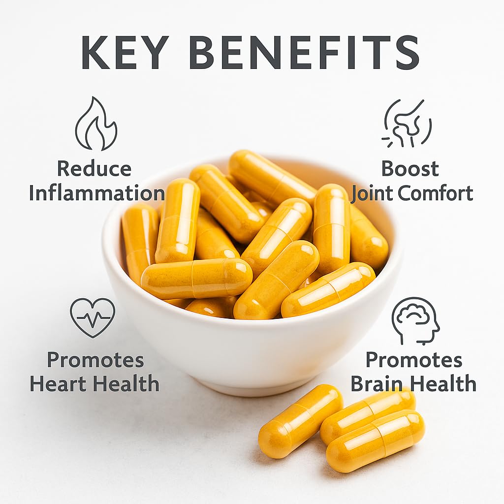 Vegan and organic turmeric supplement branding