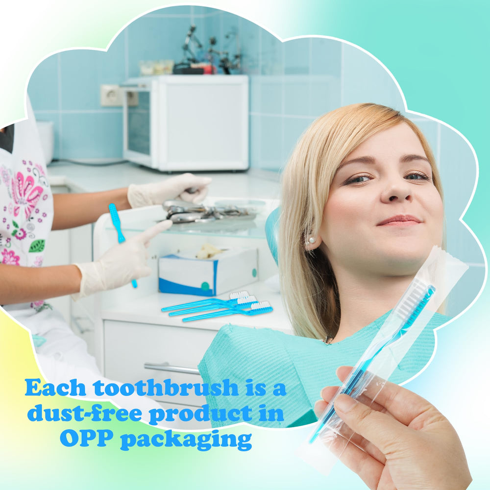 Bulk pack of 150 prepasted toothbrushes