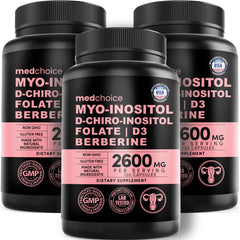 MEDCHOICE front packaging showing product name and benefits for hormonal balance