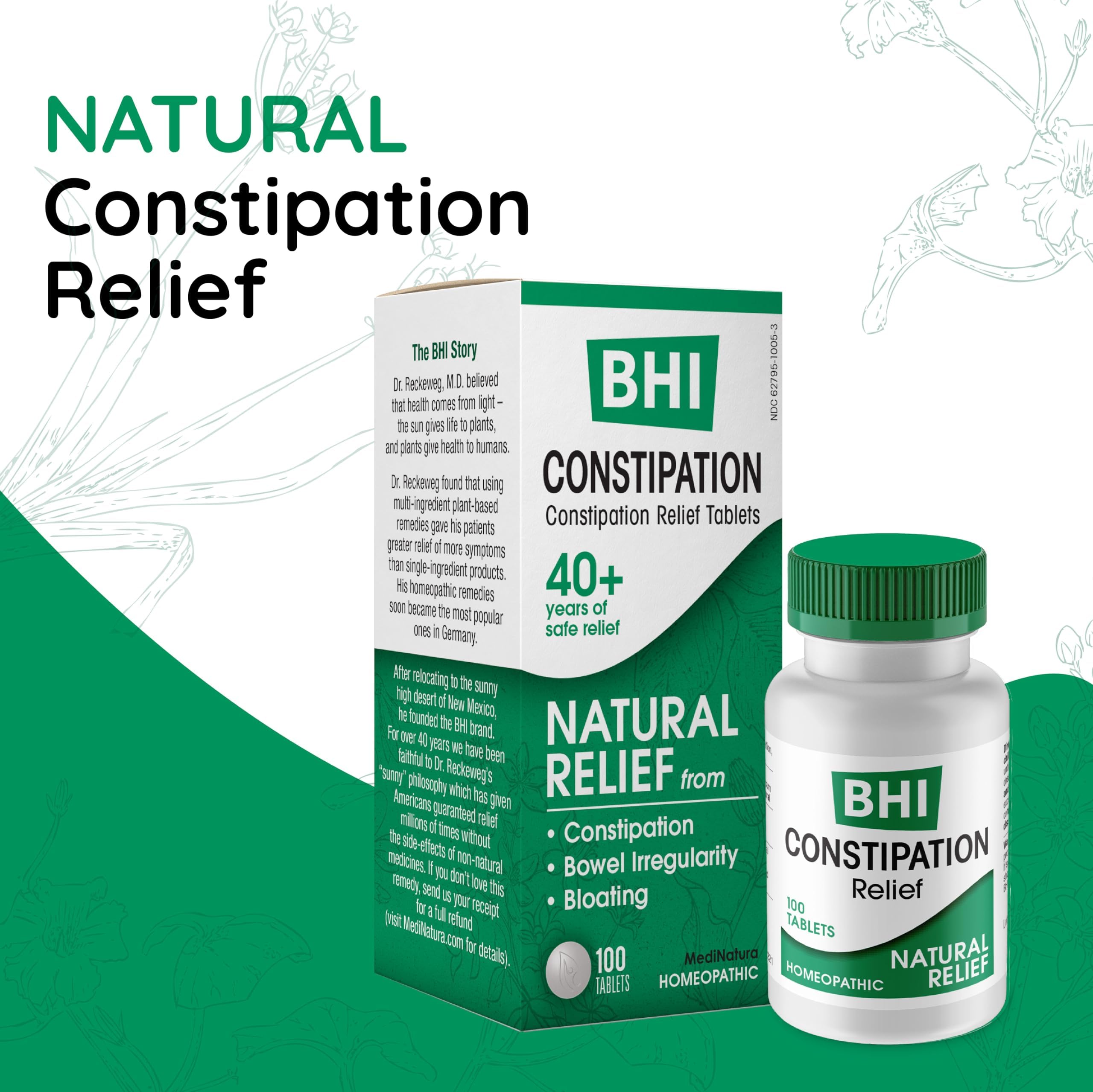 MediNatura BHI relief visuals indicating reduced bloating and discomfort