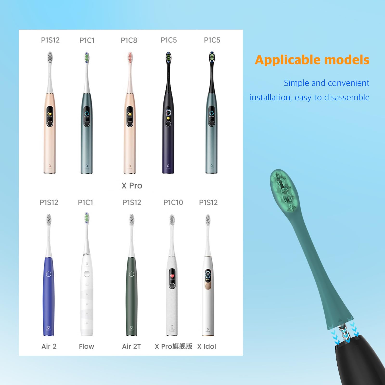 Bonus tongue scraper and travel cup included in the bundle