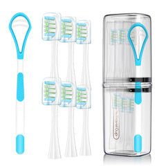 MediGenius 6-pack replacement heads for Oclean X Pro Elite and compatible models