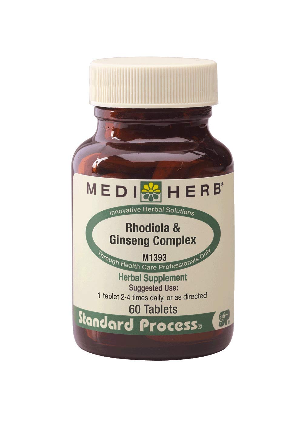 MediHerb Rhodiola & Ginseng Complex 60 Tablets bottle
