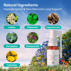 Ingredients include eucalyptus, peppermint, and licorice root